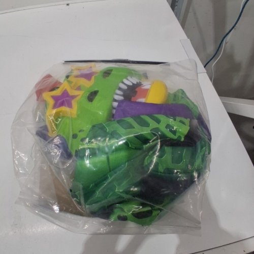 3PC BOYS FIVE NIGHTS AT FREDDY'S MONTGOMERY GATOR COSTUME - SMALL (4-6) - GREEN/YELLOW image 3