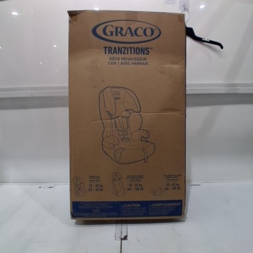 GRACO TRANZITIONS 3-IN-1 HARNESS BOOSTER SEAT - 22-100LBS - PROOF BLACK (MODEL: 2035724) image 7