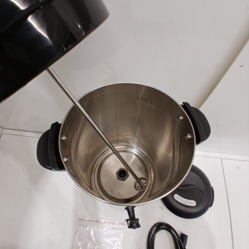 COMMERCIAL COFFEE URN STEEL COFFEE DISPENSER - 50CUPS - SILVER/BLACK - (MODEL: KLY-7.4K) image 4