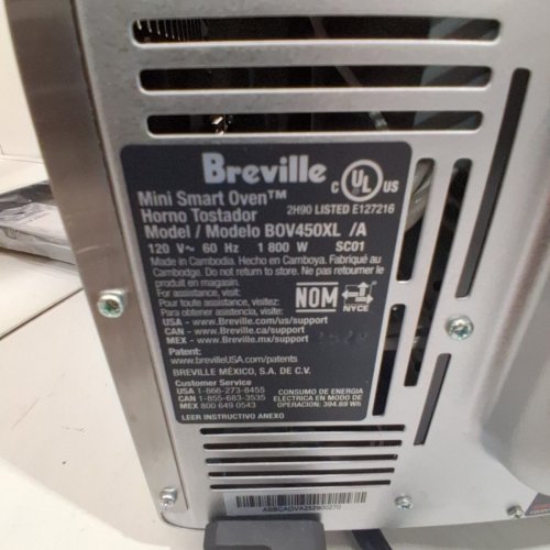 BREVILLE MINI SMART OVEN WITH ELEMENT IQ - STAINLESS STEEL (MODEL: B0V450XL/A) image 7