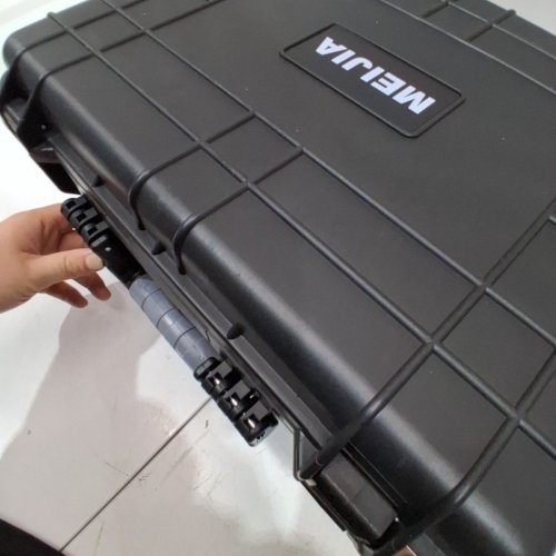 MEIJIA PORTABLE WATERPROOF PROTECTIVE CASE WITH FOAM INSERT - BLACK image 3