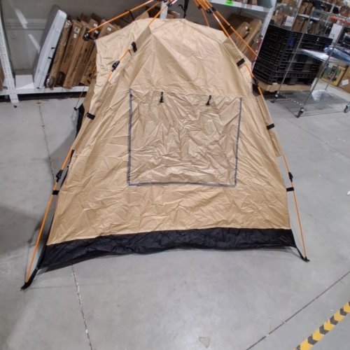 TOYTEXX POP UP TENT- 49" x 59" x 82" - BLACK AND TAN image 4