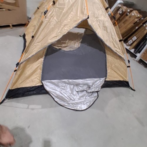 TOYTEXX POP UP TENT- 49" x 59" x 82" - BLACK AND TAN image 5