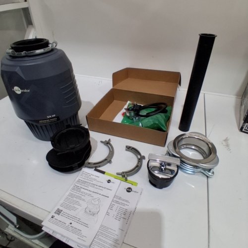 INSINKERATOR ADVANCED SERIES EVOLUTION COVER CONTROL FOOD WASTE DISPOSAL - 3/4 HP - GREY image 3