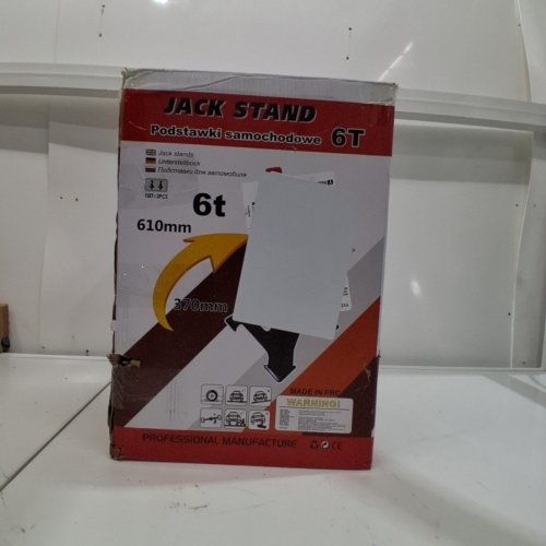 YATOINTO JACK STANDS FOR CAR WITH RELEASE HANDLE - 6 TON - BLACK/RED image 6