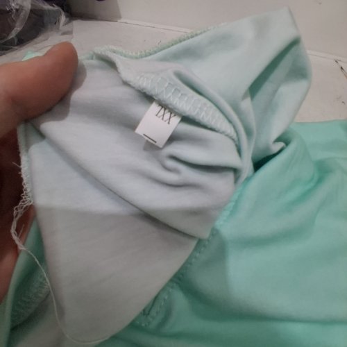 WOMEN'S UNBRANDED SHORT SLEEVE V NECK SHIRT - XXL - TEAL image 2
