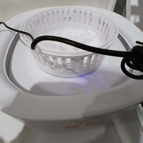 NIXOD PORTABLE WASHING MACHINE MINI WASHER WITH SPIN BASKET - 16L - WHITE/BEIGE image 2