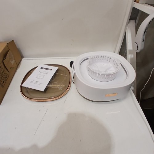 NIXOD PORTABLE WASHING MACHINE MINI WASHER WITH SPIN BASKET - 16L - WHITE/BEIGE image 4