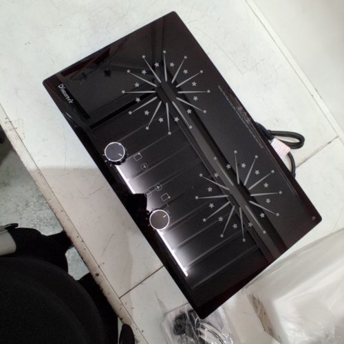 DISENVIR 2 BURNER ELECTRIC COOKTOP WITH LCD TOUCH, KNOB CONTROL, TIMER & SAFETY LOCK - 110V 24" - BLACK (MODEL: DSC-PF6022SGB-USM) image 5