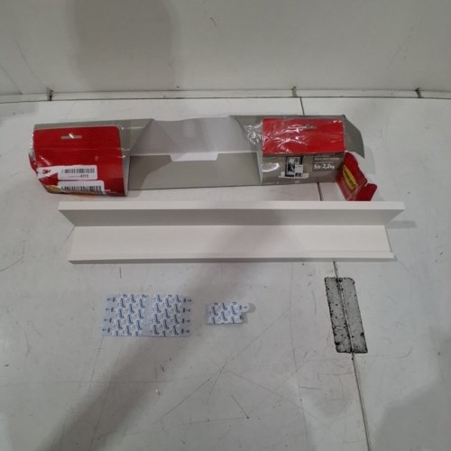 3M COMMAND PICTURE LEDGE DECORATIVE SHELF - 21" X 3" X 3" - 5 LB CAPACITY - WHITE (MODEL: HOM21Q-ESF) image 3