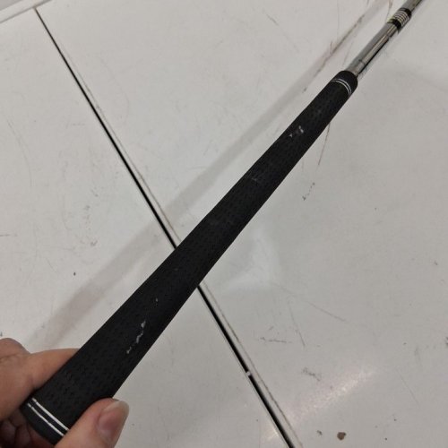 DYNACRAFT 21° DRIVING IRON WITH KARMA RUBBER GRIP - RIGHT HANDED - STAINLESS STEEL/BLACK (MODEL: DY026144) image 3