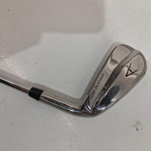 DYNACRAFT 21° DRIVING IRON WITH KARMA RUBBER GRIP - RIGHT HANDED - STAINLESS STEEL/BLACK (MODEL: DY026144) image 4
