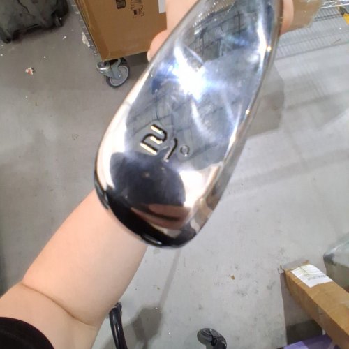 DYNACRAFT 21° DRIVING IRON WITH KARMA RUBBER GRIP - RIGHT HANDED - STAINLESS STEEL/BLACK (MODEL: DY026144) image 5