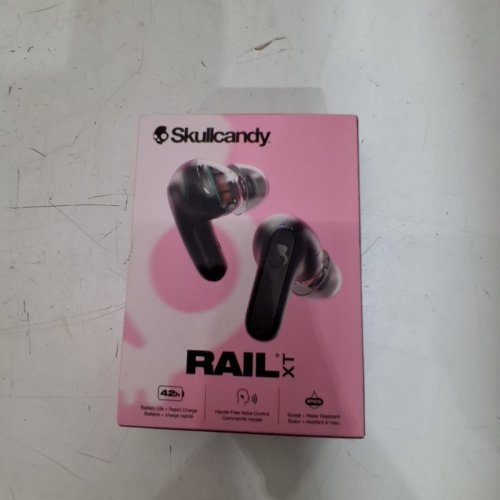 SKULLCANDY RAIL XT TRUE WIRELESS EARBUDS, BLUETOOTH - BLACK (MODEL:S2RLW) image 3