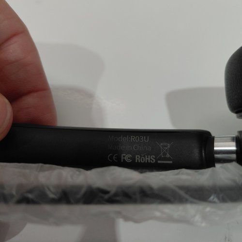 ROWN FUSNY WIRELESS BLUETOOTH NOISE CANCELING HEADSET - BLACK (MODEL: R03U) image 2
