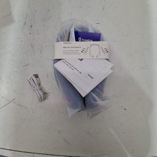 SWEETFULL PORTABLE RECHARGEABLE NECK FAN - 4000MAH CAPACITY - BLUE - (MODEL:S60) image 2