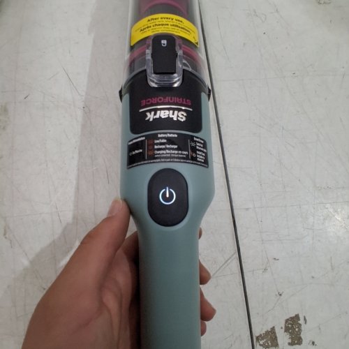 SHARK STAINFORCE CORDLESS HANDHELD CARPET/UPHOLSTERY STAIN CLEANER - TEAL (MODEL: HX101C) image 2
