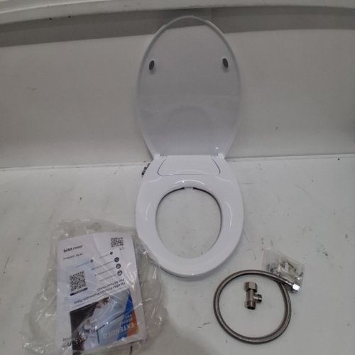GARVEE NON-ELECTRIC ROUND BIDET TOILET SEAT WITH DUAL SELF-CLEANING NOZZLES - WHITE (MODEL: PTH-33B4CTC5) image 3