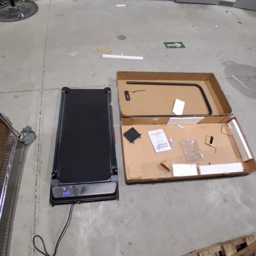 COMPACT UNDER DESK WALKING TREADMILL - 3.0HP - 0.6-7.6MPH - 350LB MAX - BLACK (MODEL: V300) image 3