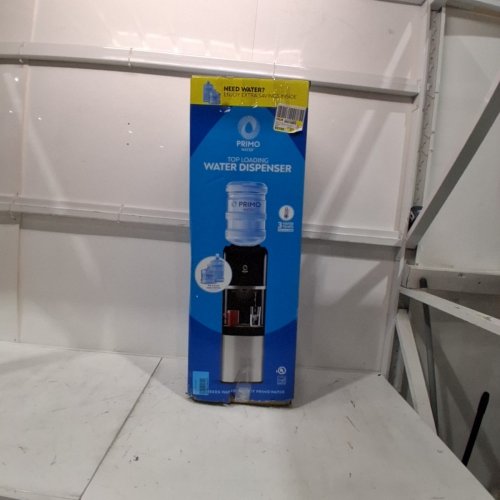 PRIMO DELUXE TOP LOAD BOTTLED WATER DISPENSER - FITS 5GAL BOTTLES - BLACK/STAINLESS STEEL - (MODEL: 601166) image 12