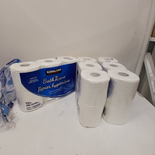 18PK KIRKLAND SIGNATURE 2-PLY WIDE BATHROOM TISSUE / TOILET PAPER - WHITE (MODEL: 6262016) image 2