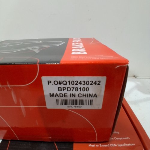 3PC A-PREMIUM PLAIN VENTED FRONT BRAKE ROTOR & BRAKE PADS - FITS SELECT MODELS (MODEL: BRR34173/BPD78100) image 4