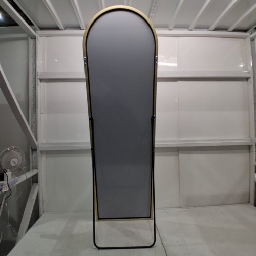 ANTOK FULL LENGTH STANDING OR WALL MOUNTED MIRROR - 58" X 18" - GOLD image 3