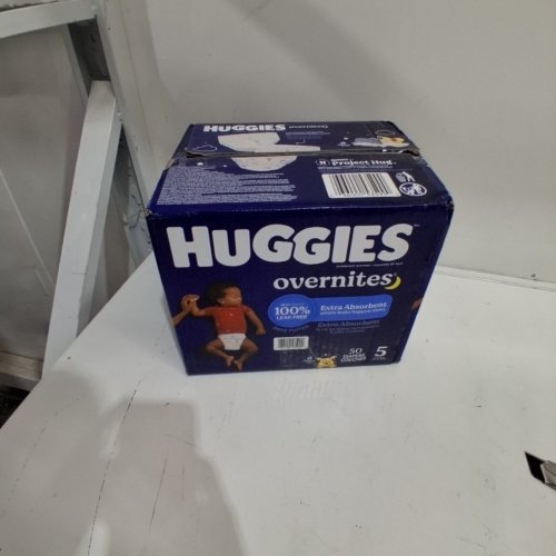 50PK HUGGIES OVERNITES DISPOSABLE DIAPERS - SIZE 5 (OVER 27LBS) - WINNIE THE POOH image 2