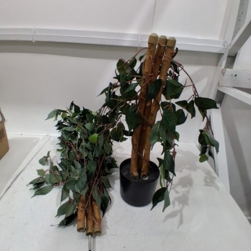 NEARLY NATURAL FICUS SILK TREE, 4-FEET, GREEN (5299) image 3