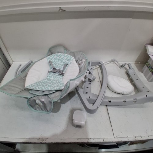 INGENUITY KEEP COZY 3-IN-1 GROW WITH ME VIBRATING BABY BOUNCER SEAT & ROCKER - 6-40LBS - BLUE/GREY image 3