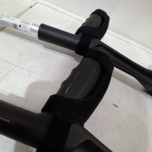 2PK ADULT KMINA BASIC COMFORT CRUTCHES WITH OPEN CUFF - ADJUSTABLE - BLACK - (MODEL: K10007) image 4