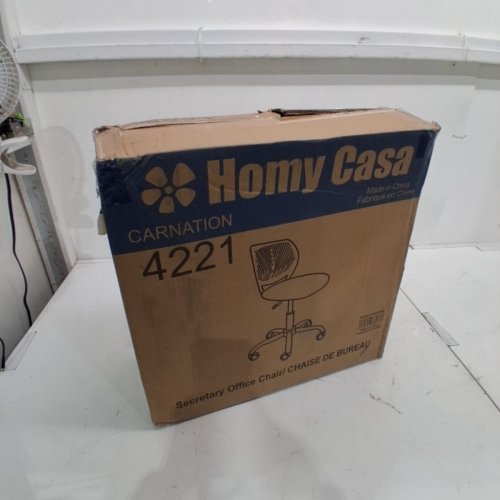 HOMY CASA ARMLESS DESK CHAIR WITH ADJUSTABLE HEIGHT - 250LBS MAX - MINT GREEN (MODEL: 4221) image 2