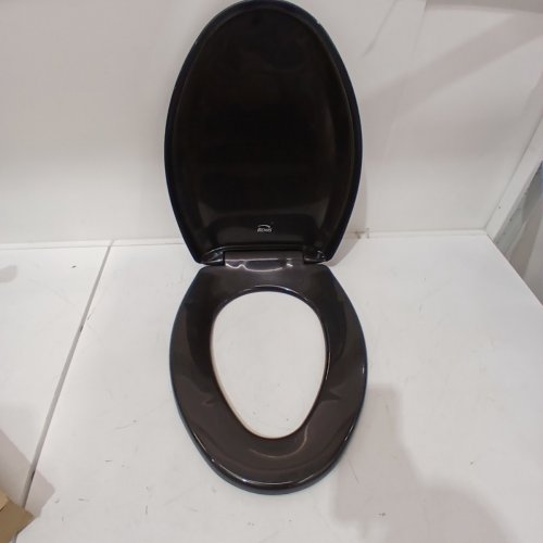 BEMIS ELONGATED CHICAGO STYLE TOILET SEAT - 18.5'' - BLACK (MODEL : 7B1200SLOWT-047) image 2