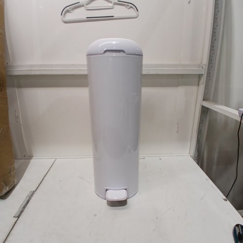 DIAPER GENIE PLATINUM DIAPER STAINLESS STEEL DIAPER PAIL, WHITE image 2