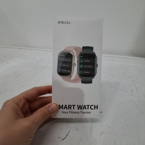 UNISEX STECEI SMARTWATCH WITH 110+ SPORT MODES AND HEART RATE/SLEEP MONITOR - IP68 WATERPROOF - 1.95" - BLACK. image 5