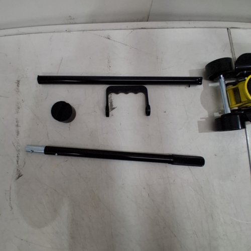 HEAVY DUTY LOW PROFILE HEAVY-DUTY STEEL FLOOR JACK WITH SINGLE PISTON HYDRAULIC PUMP - 2.5 TON CAP - YELLOW (MODEL: WD-A-02250-A00-0) image 3