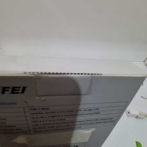 BENFEI USB C 7-IN-1 HUB WITH HDMI/USB-A/ USB-C/ SD/TF CARD READER - GREY -(MODEL:000307) image 3