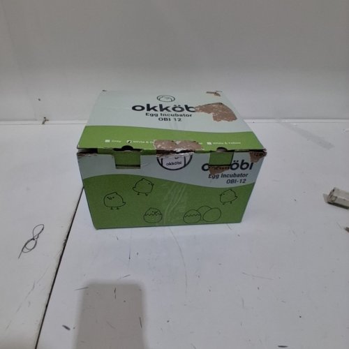 OKKOBI AUTOMATIC TURNING & HUMIDITY CONTROL 12 EGG INCUBATOR - WHITE (MODEL: OBI-12) image 5