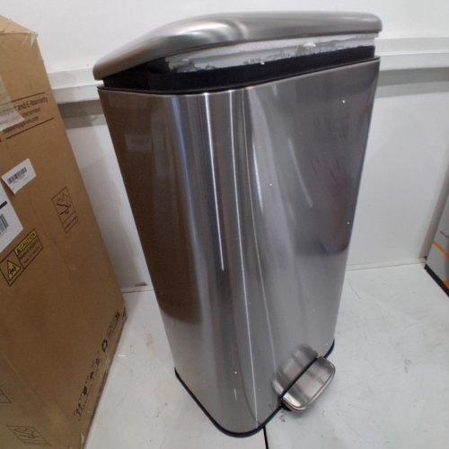 GARVEE KITCHEN FINGERPRINT-RESISTANT STEP TRASH CAN - 8 GAL - STAINLESS STEEL image 3