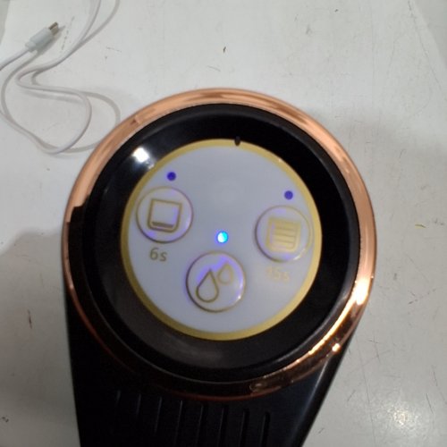 PORTABLE RECHARGABLE ELECTRIC INTELLIGENT WATER DISPENSER - FOR 1-5 GALLON BOTTLES - BLACK/GOLD image 2