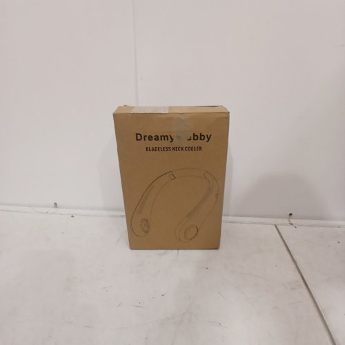 DREAMY CUBBY 3-SPEED PORTABLE HANDS-FREE BLADELESS NECK COOLER FAN WITH 360° COOLING AND RECHARGEABLE BATTERY - 4000MAH - BLACK (MODEL: F15) image 3