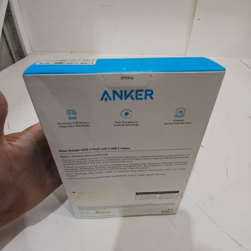 2PK ANKER 45W SUPER FAST CHARGER WITH USB-C TO USB-C CABLE, SUPPORTS PPS FAST CHARGING (MODEL: A2653) image 3