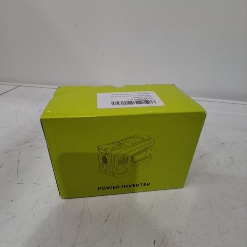 LIVOWALNY POWER INVERTER WITH AC OUTLET, USB PORTS - FOR RYOBI 18V BATTERY - 200W - TOOL ONLY - GREEN image 3