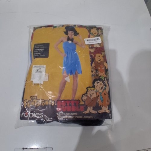 WOMEN'S RUBIES THE FLINTSTONES BETTY RUBBLE COSTUME - LARGE - BLUE image 3