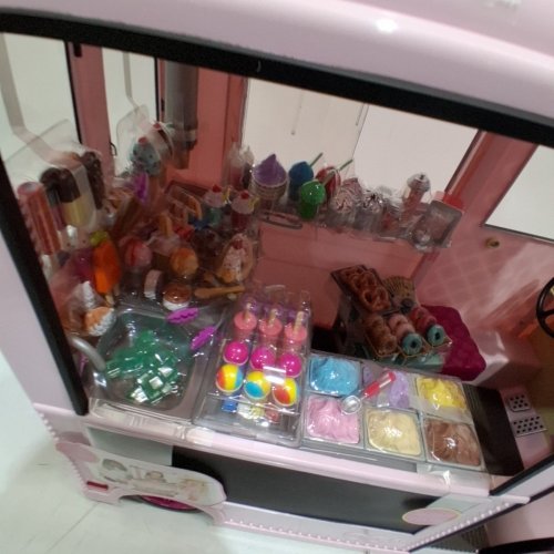 128PC OUR GENERATION SWEET STOP ICE CREAM TRUCK VEHICLE PLAYSET - FOR 18" DOLLS - PINK image 3