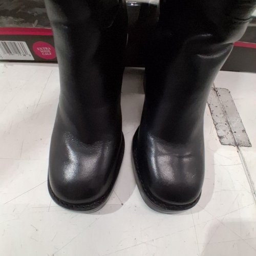 WOMEN'S VINCE CAMUTO KNEE HIGH SOFT COW NAPPA BOOT - SIZE 6.5W - EXTRA WIDE CALF- BLACK (VC-GIBI4) image 5