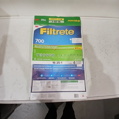 4PK 3M FILTRETE MERV 8 MPR 700 DUST, POLLEN & PET DANDER REDUCTION AIR FILTERS - 16'' X 25'' X 1'' - WHITE image 2