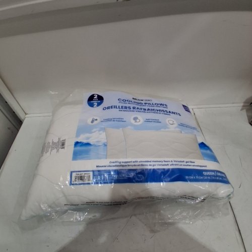 BELOW ZERO COOLING PILLOW WITH MEMORY FOAM AND FIBER - QUEEN - WHITE (MODEL:2893207) image 3