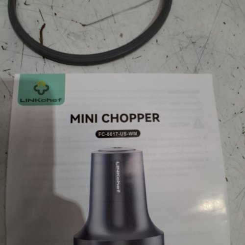 LINKCHEF MINI FOOD CHOPPER - DARK GRAY (MODEL: FC-8017-US-WM) image 3