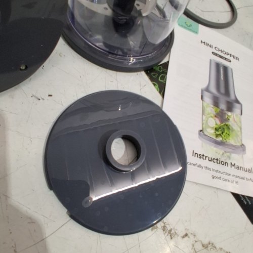 LINKCHEF MINI FOOD CHOPPER - DARK GRAY (MODEL: FC-8017-US-WM) image 6